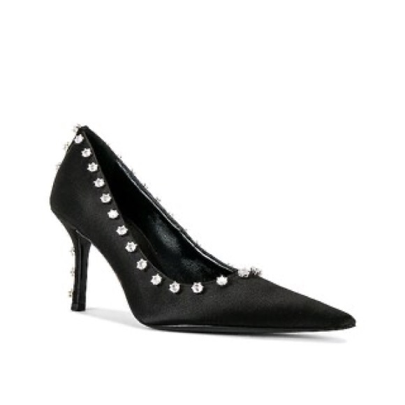 Alexander Wang Delphine 85 Crystal Stud Pump, Black Size 37.5 New + DustBag $895 - Picture 16 of 16